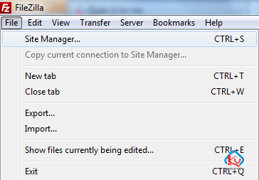 FileZilla-Client-Site-Manager