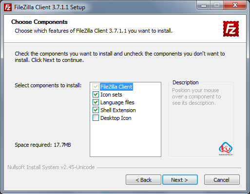 FileZilla-Client-setup