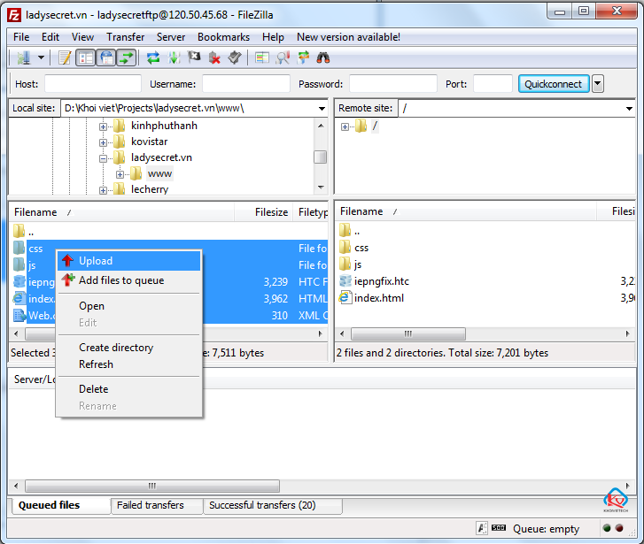 FileZilla-Client-upload