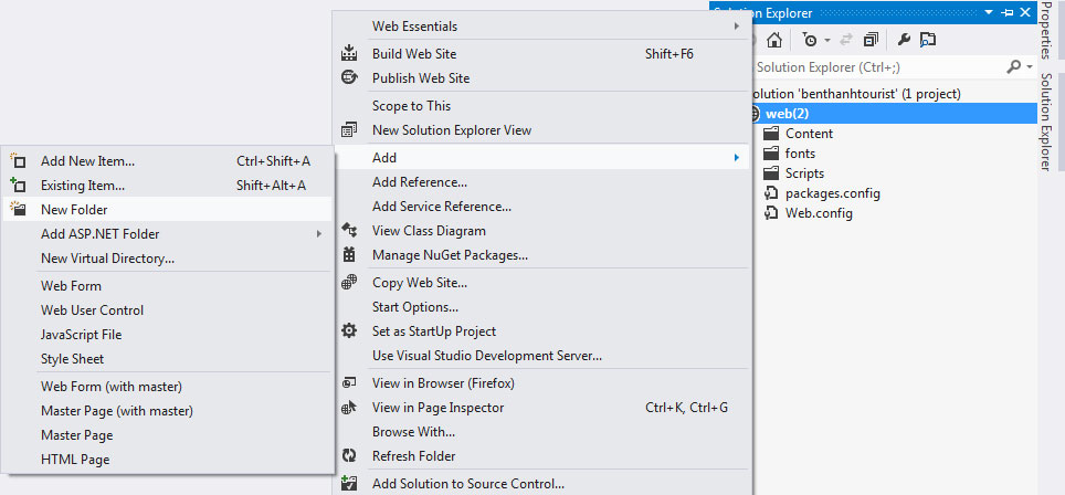 add folder masterpages add folder masterpages