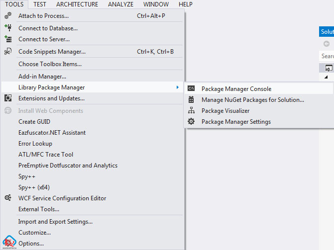 Package manager console