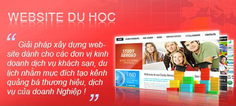 thiết kế Website Tư vấn Du học